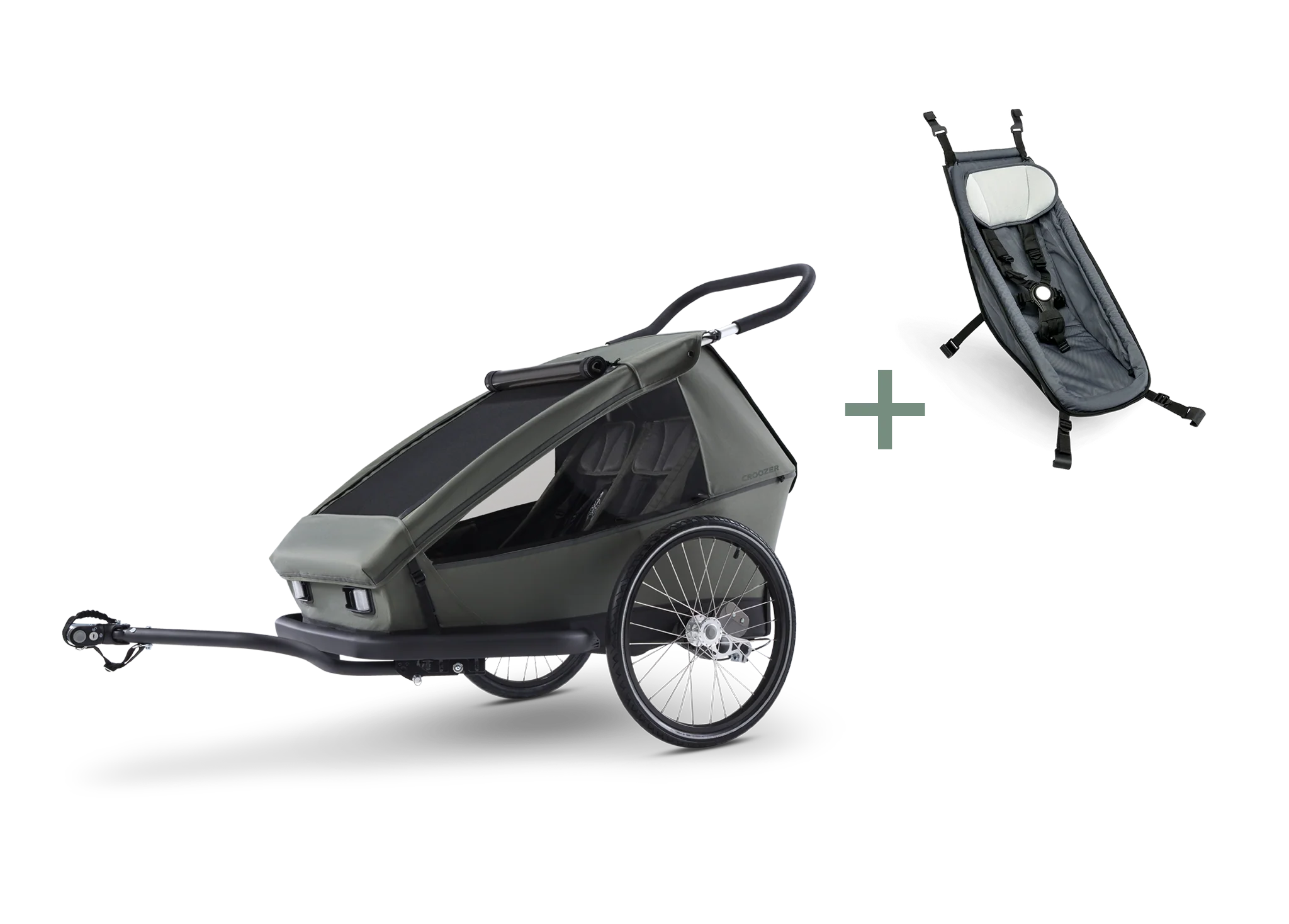 Bundle: Kid Ellma Start & Ride Family Bundle Moss Green 2