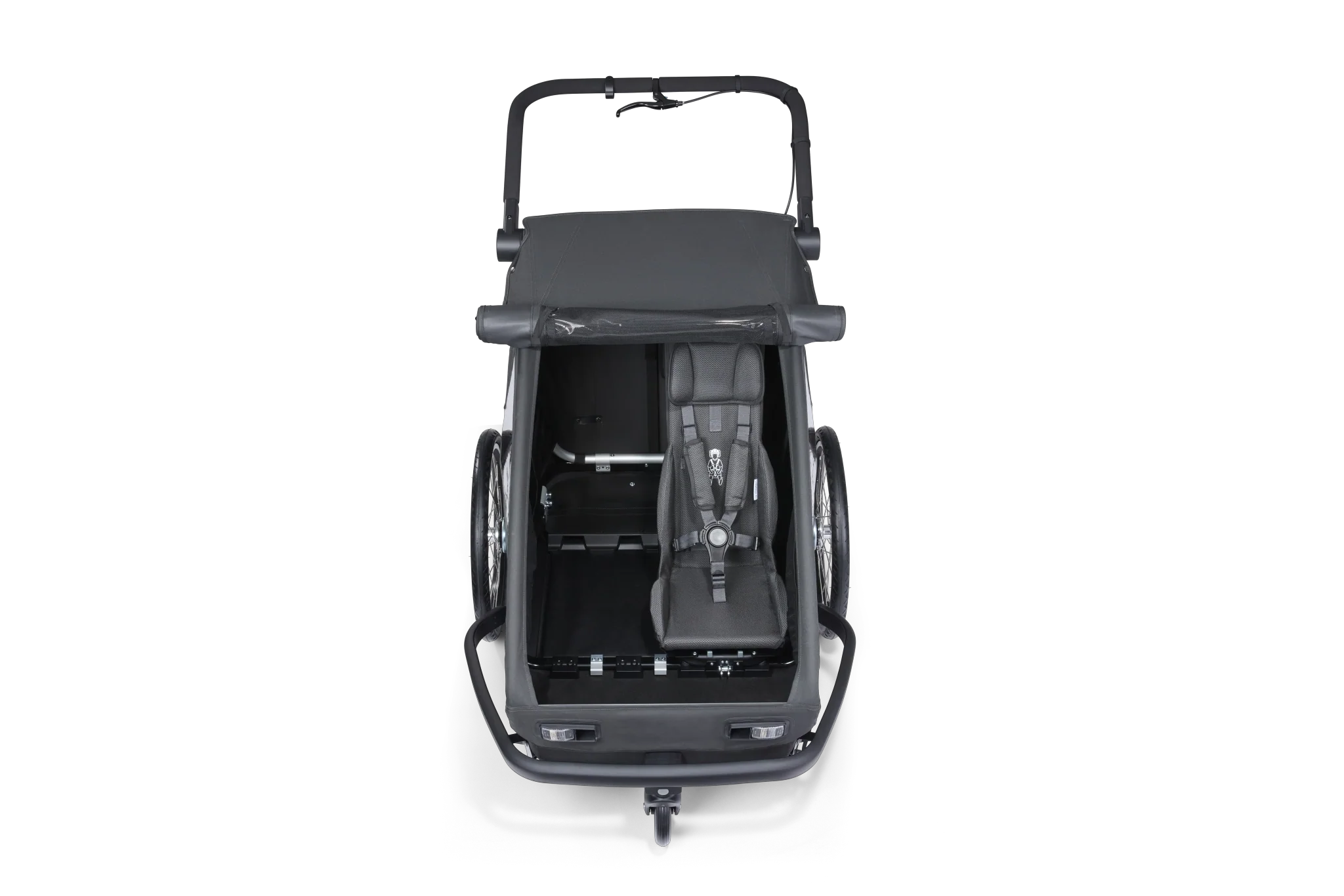 Yuuna modular bike trailer – Kid, Dog, Cargo Moonlight Black 2 - Image 8