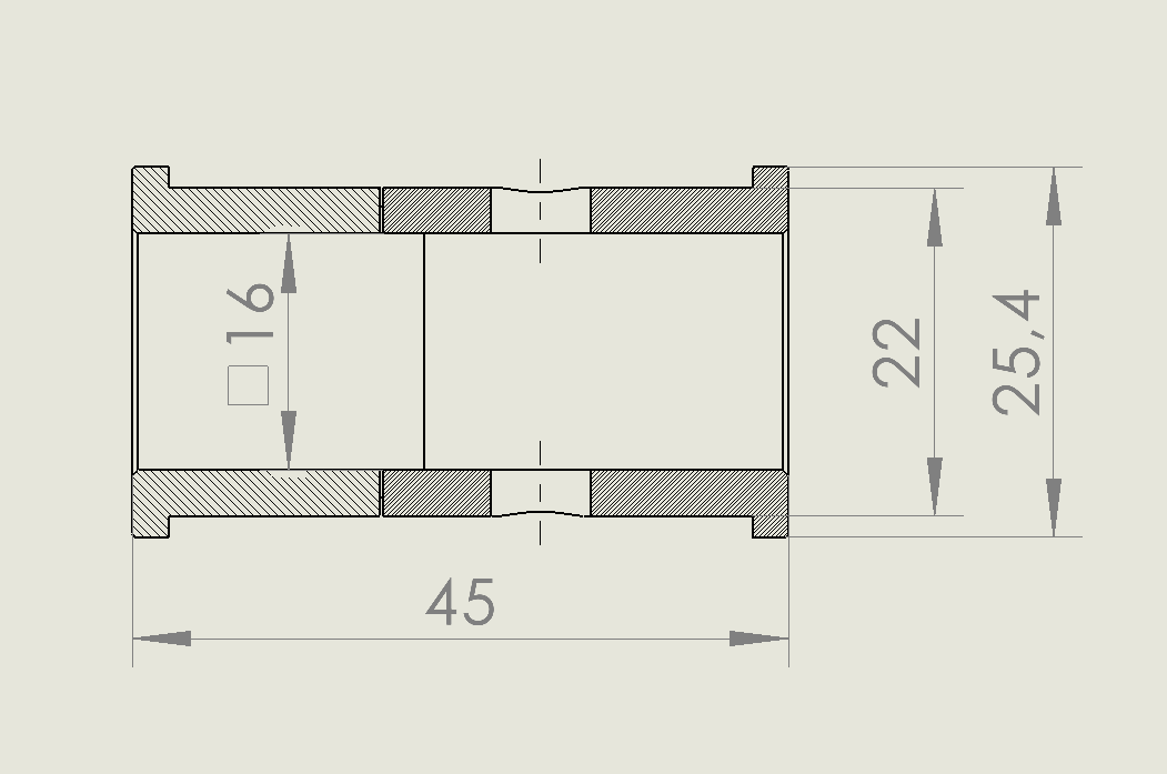 Plastic insert for square drawbar - Image 3