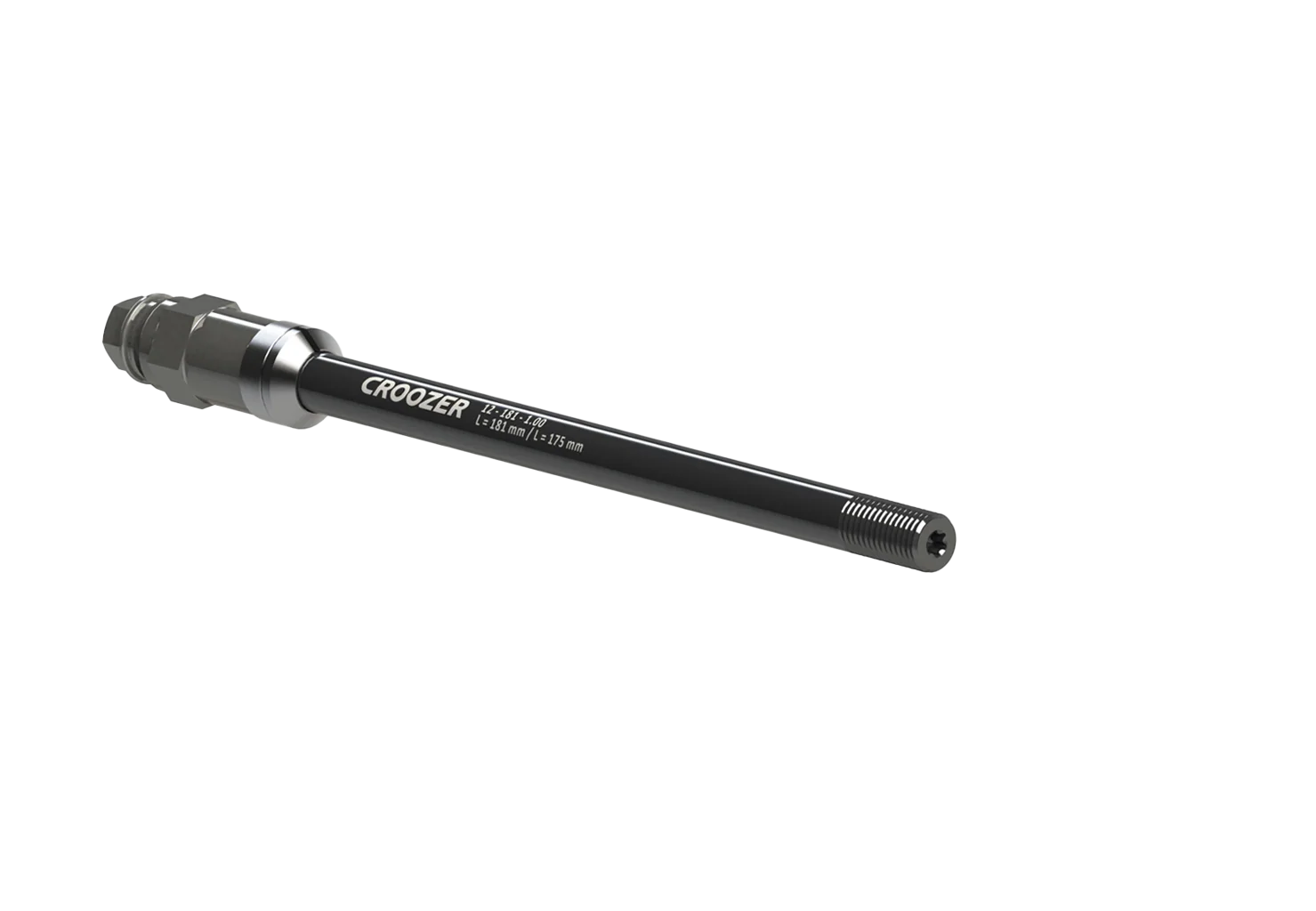 Thru axle adapter M12 for shaft length 175 or 181 mm with 1.00 mm thread pitch, with universal adapter A