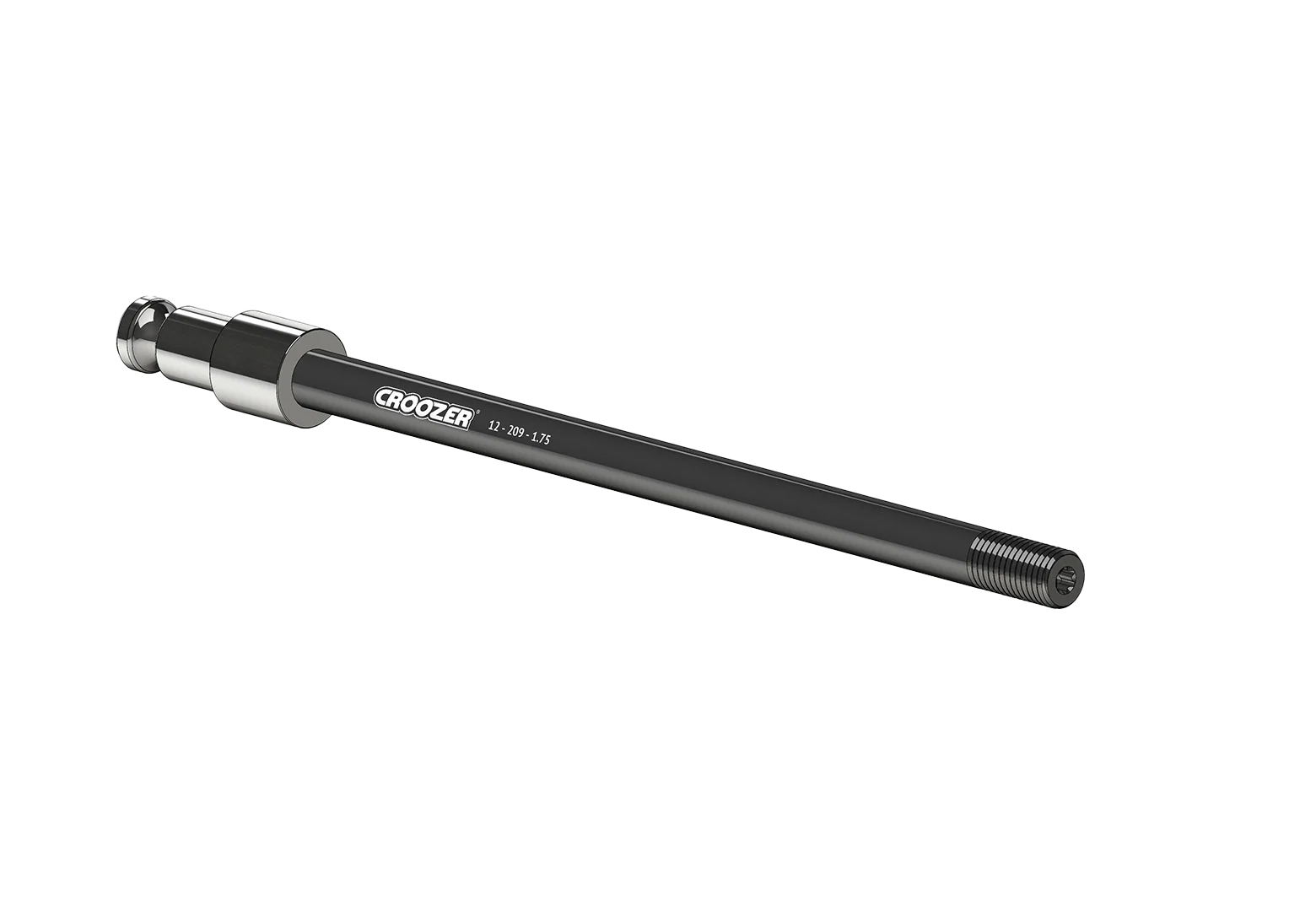 Thru Axle Hitch M12 for 209 mm axle length with 1.75 mm thread pitch, with socket XL