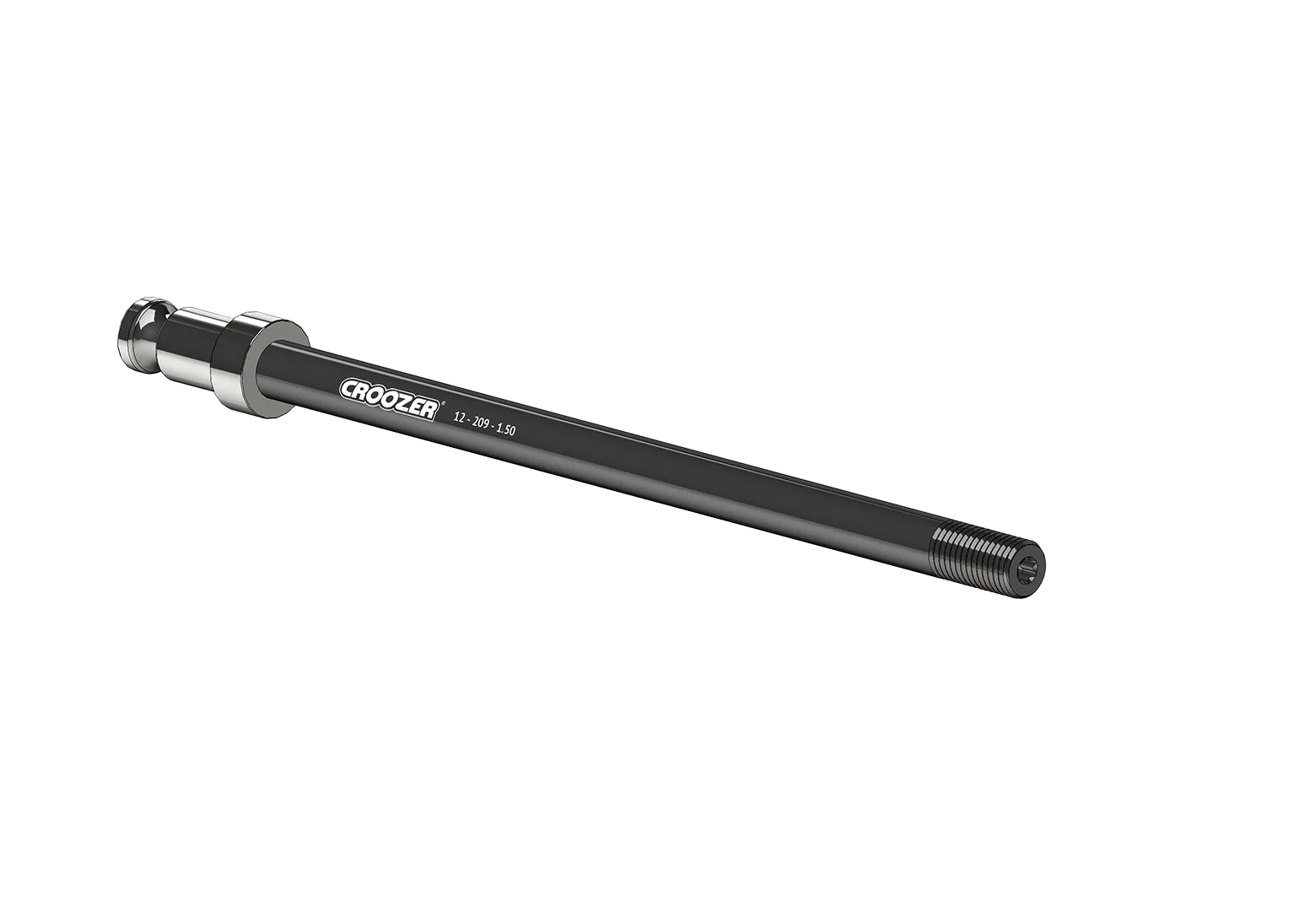 Thru Axle Hitch M12 for 209 mm axle length with 1.50 mm thread pitch, with socket N