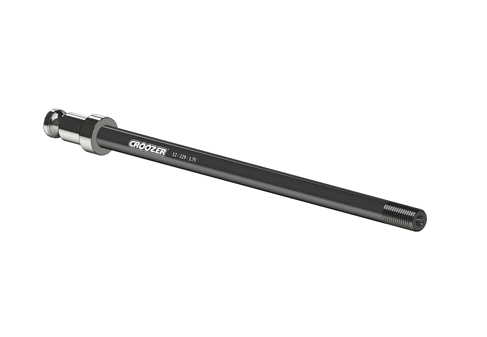 Thru Axle Hitch M12 for shaft length 229 mm with 1.75 mm thread pitch, with socket N
