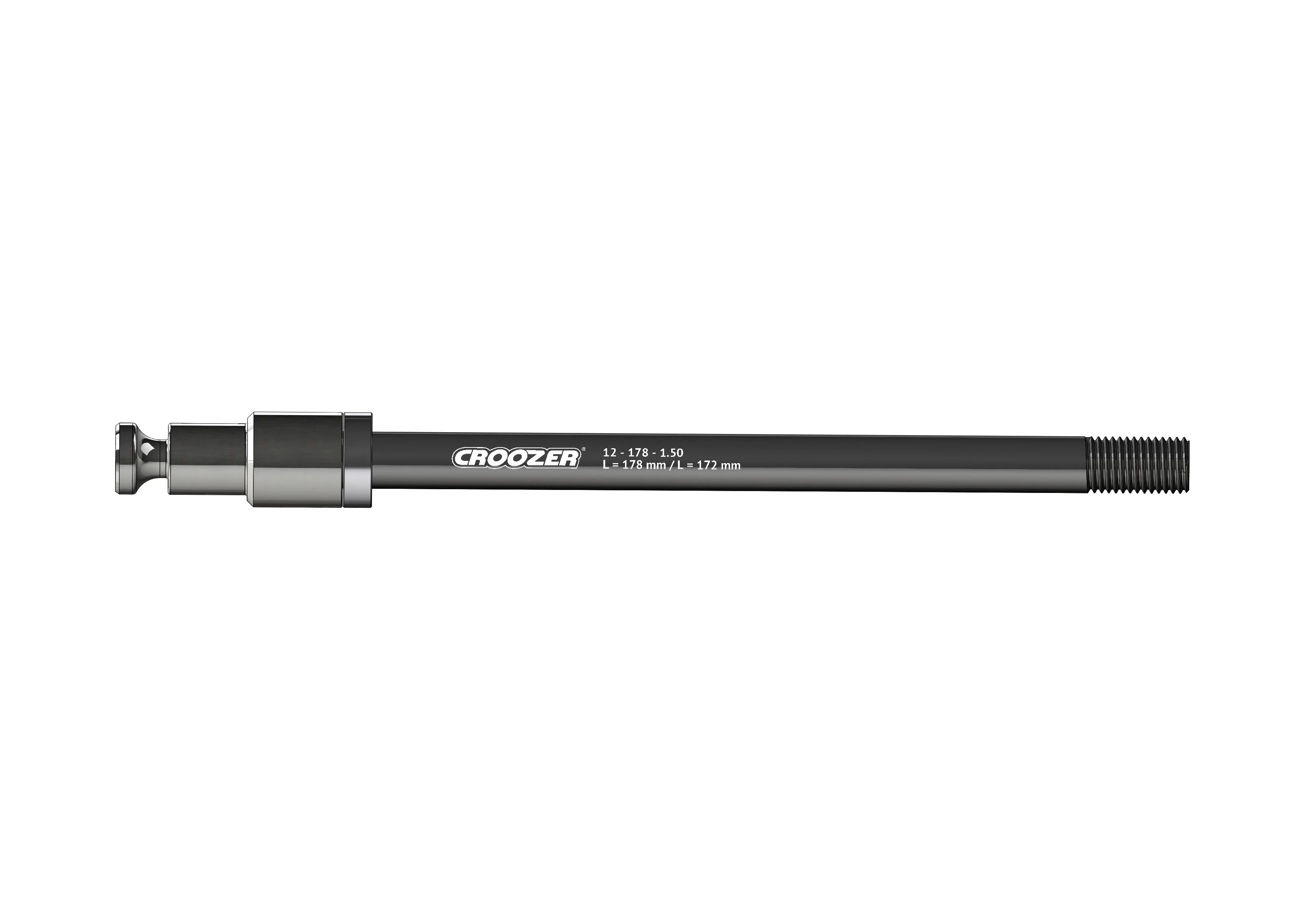 Thru Axle Hitch M12 for axle length 172 or 178 mm with 1.50 mm thread pitch, with socket XL - Image 2