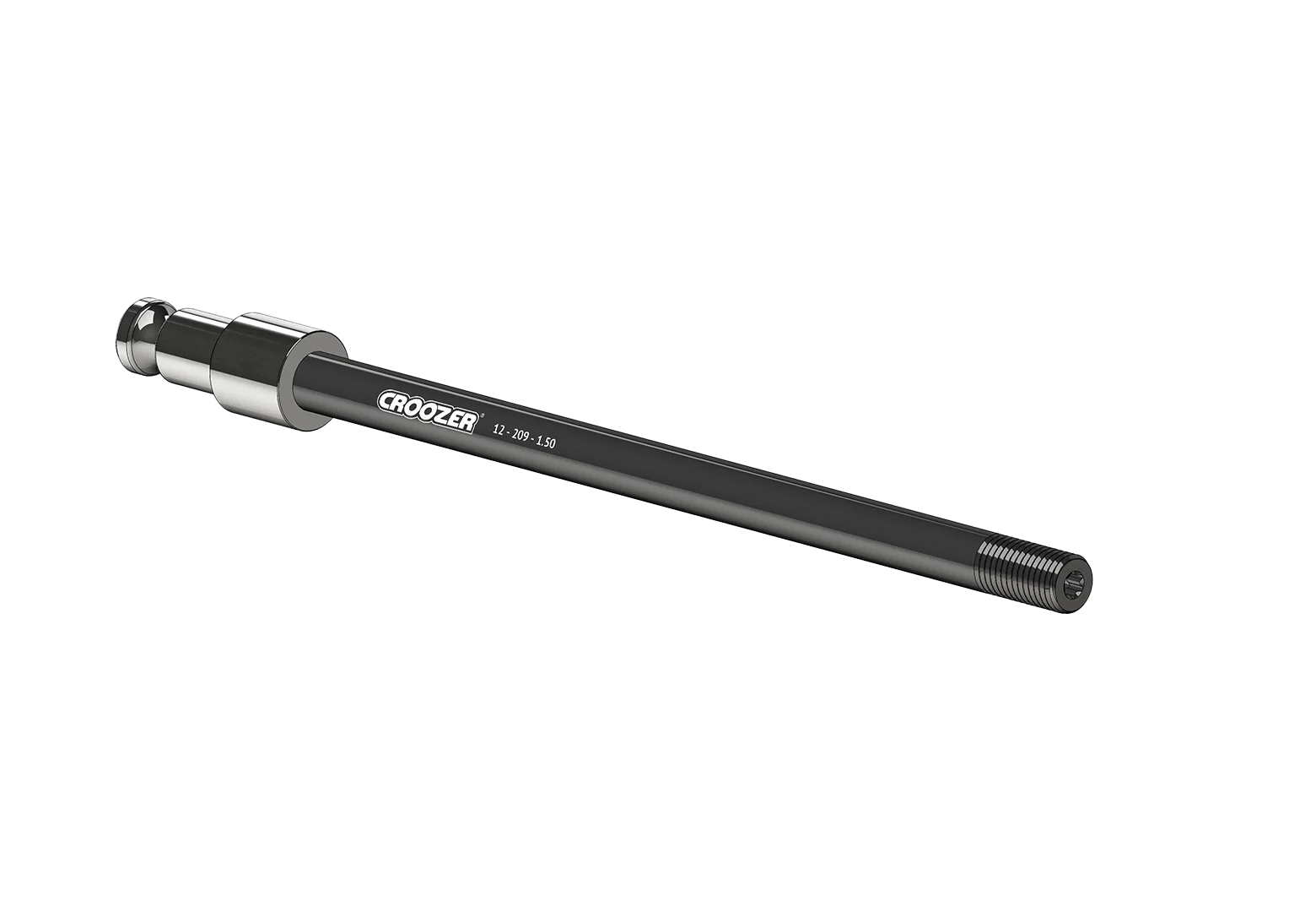 Thru Axle Hitch M12 for 209 mm axle length with 1.50 mm thread pitch, with socket XL
