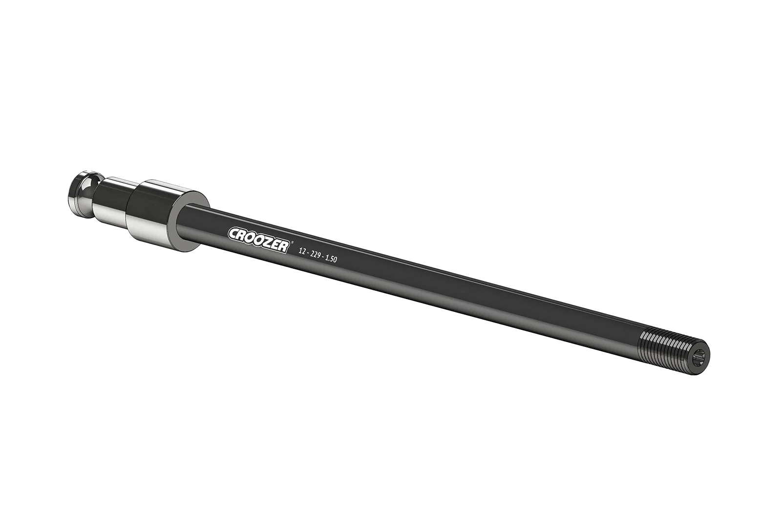 Thru Axle Hitch M12 for shaft length 229 mm with 1.50 mm thread pitch, with socket XL