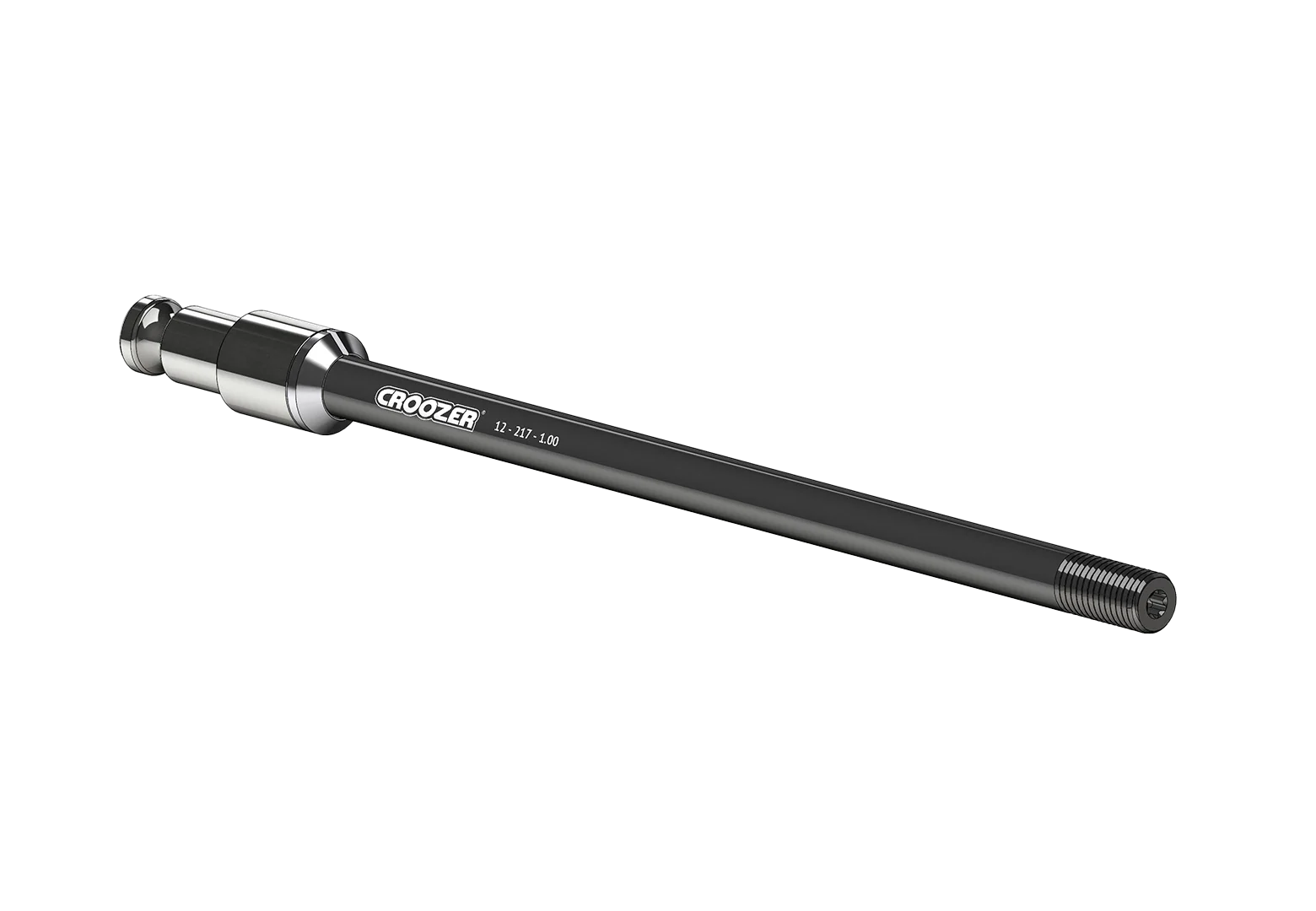 Thru Axle Hitch M12 for shaft length 217 mm with 1.00 mm thread pitch, with socket XL